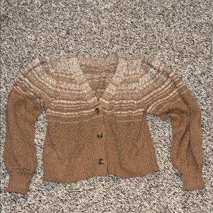 Madewell beach knit cardigan-reversible! Sz M